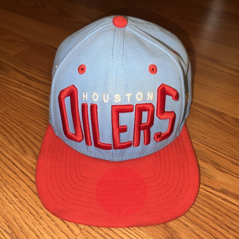 Houston Oilers New Era 9FIFTY SnapBack Hat Blue Red